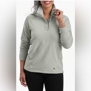 Outdoor Research Trail Mix Snap Pullover. Large. Color sand